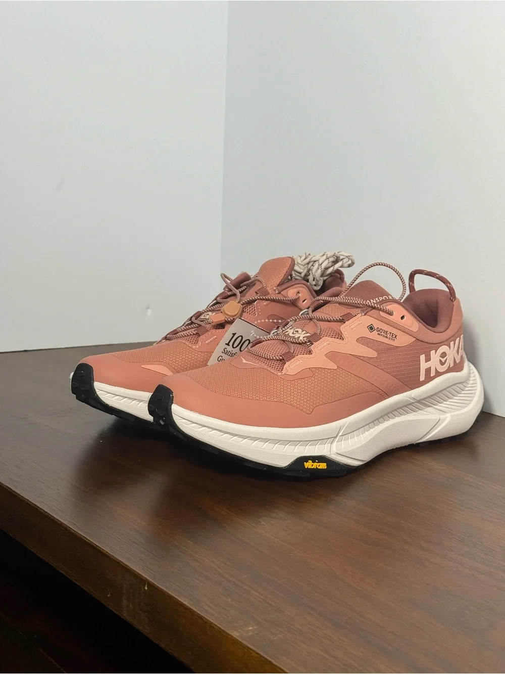 HOKA Transport GTX Gore-Tex Shoes Women’s 10 Blush Rose/Cream NWT